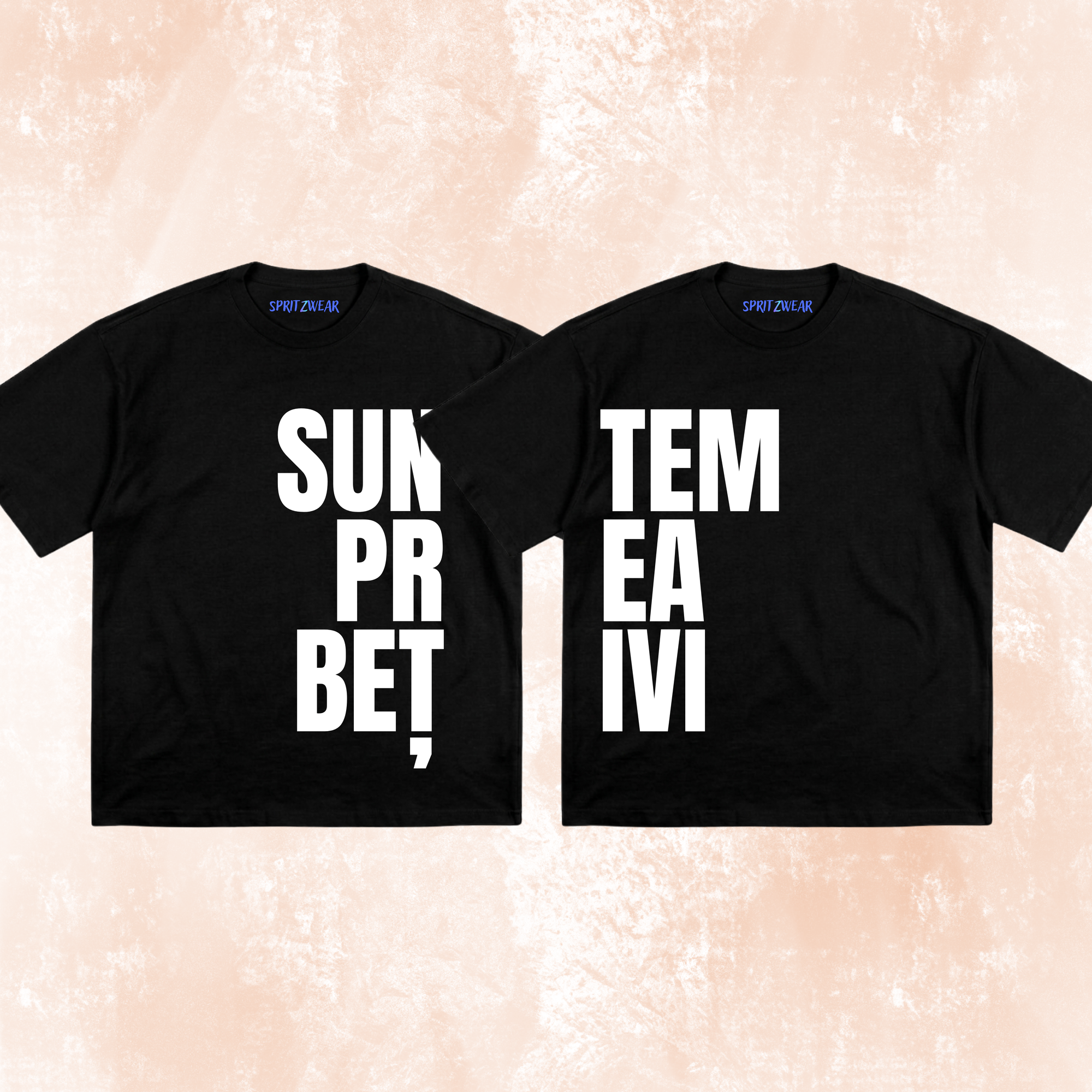 Set 2 Tricouri "Suntem prea betivi" Black