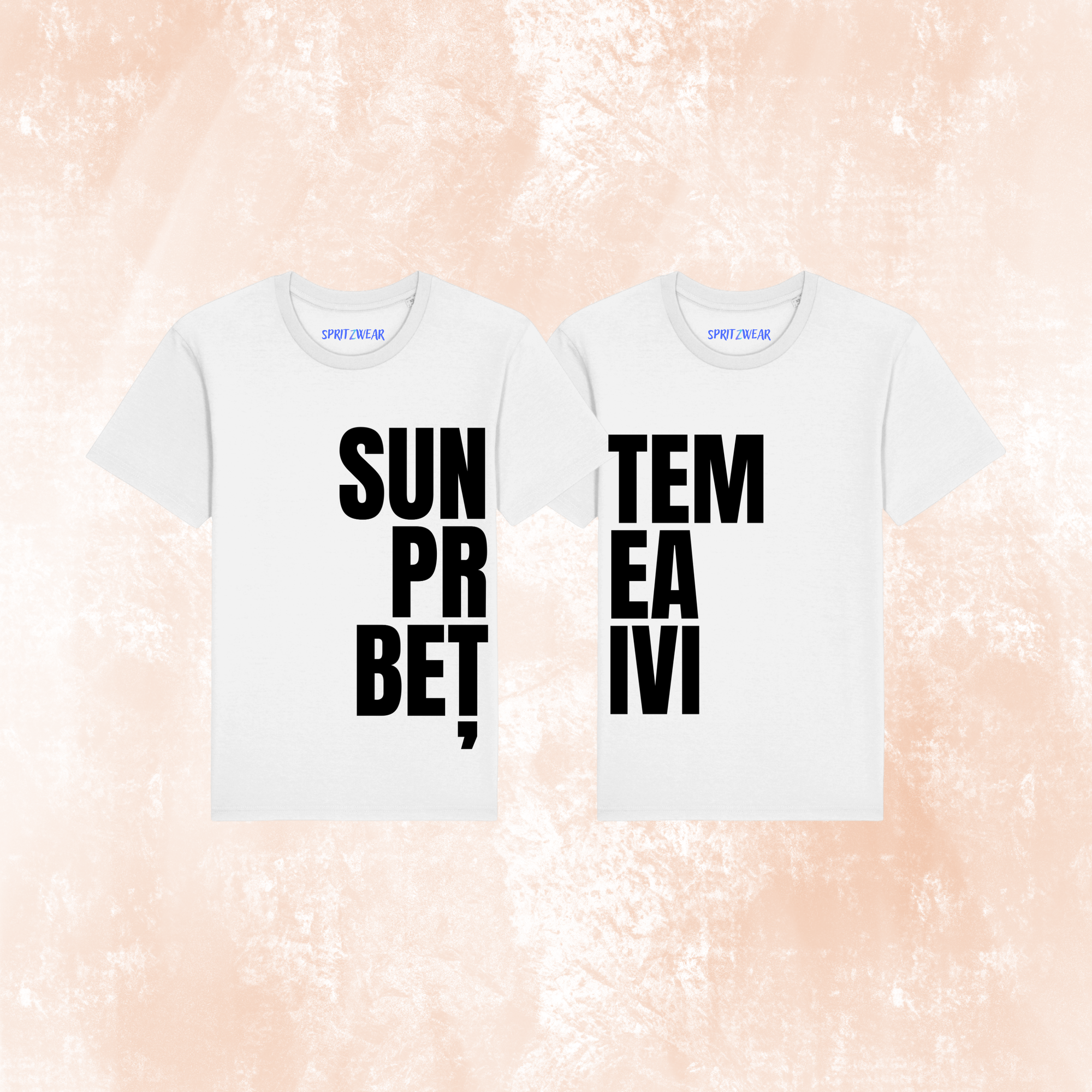 Set 2 Tricouri "Suntem prea betivi" White
