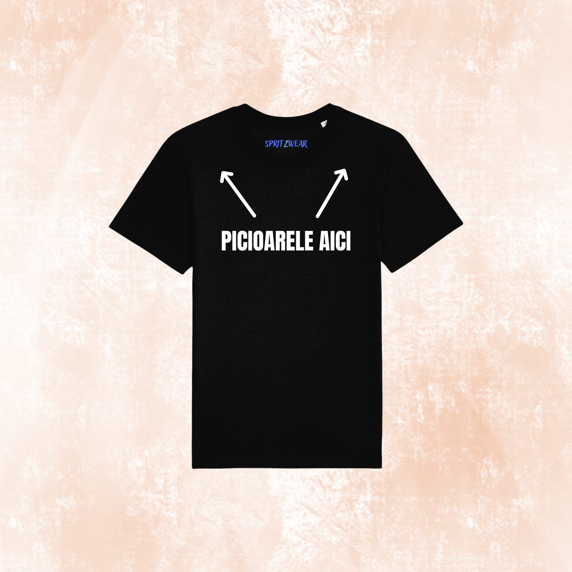 Tricou "Picioarele aici"