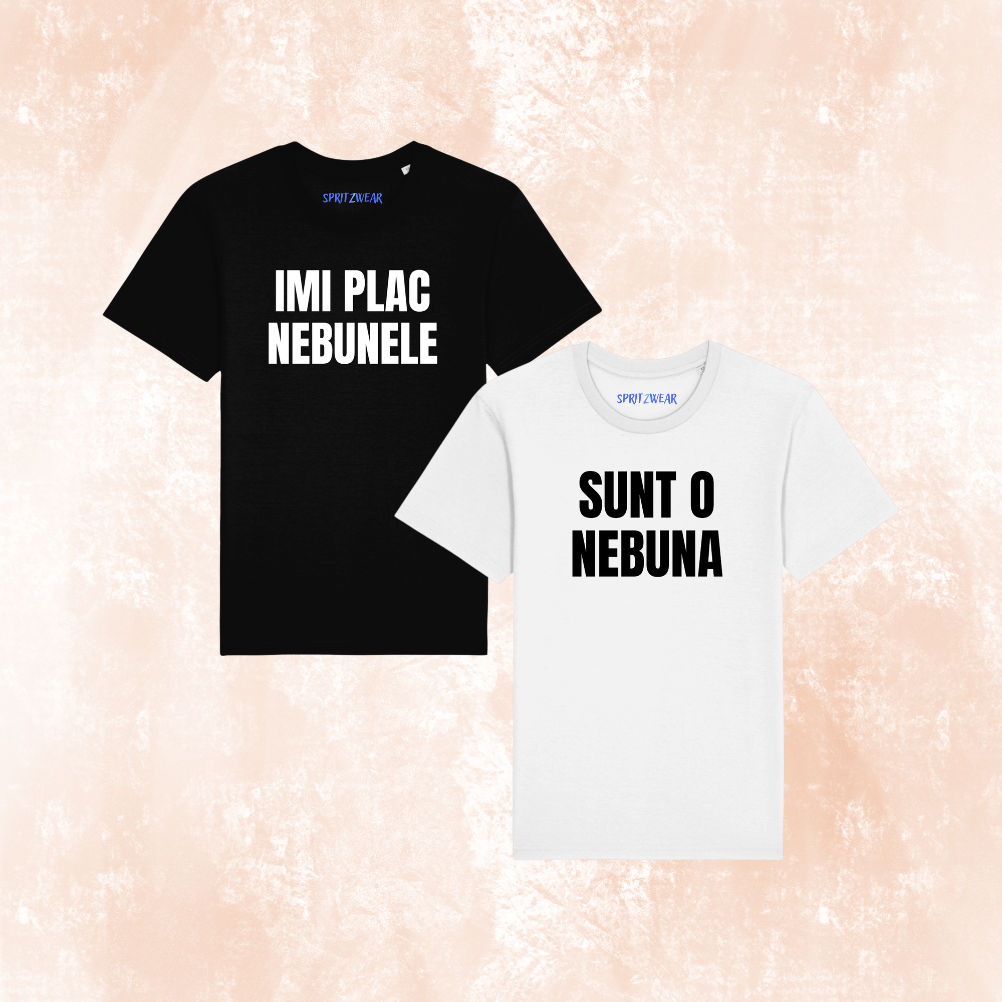 Set 2 tricouri "Imi plac nebunele"