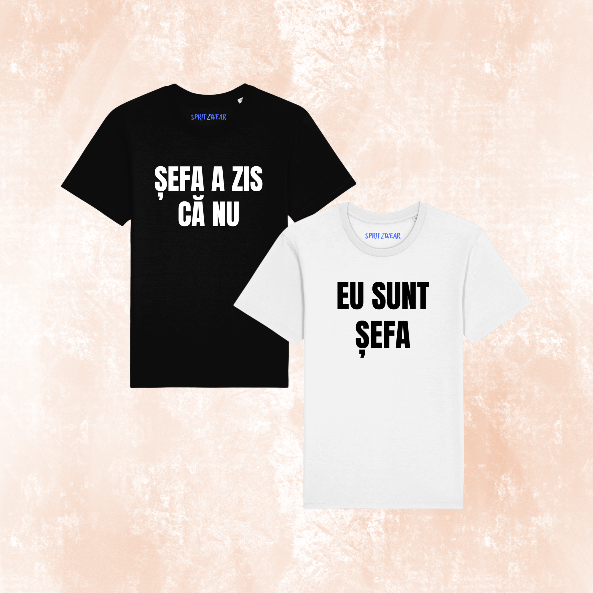 Set 2 tricouri "Sefa a zis ca nu"