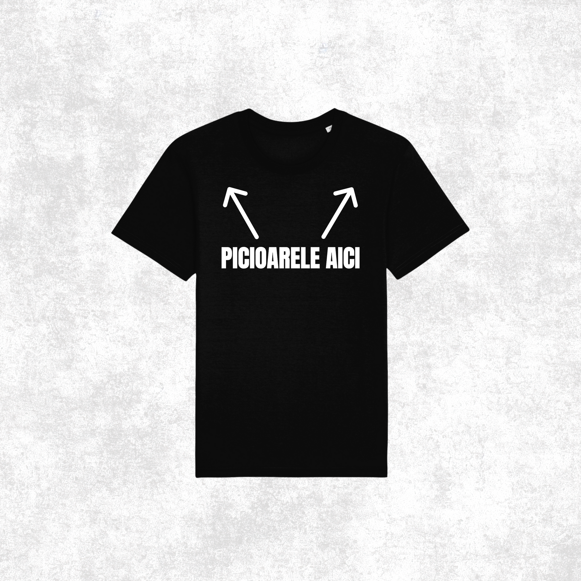 Tricou "Picioarele aici"