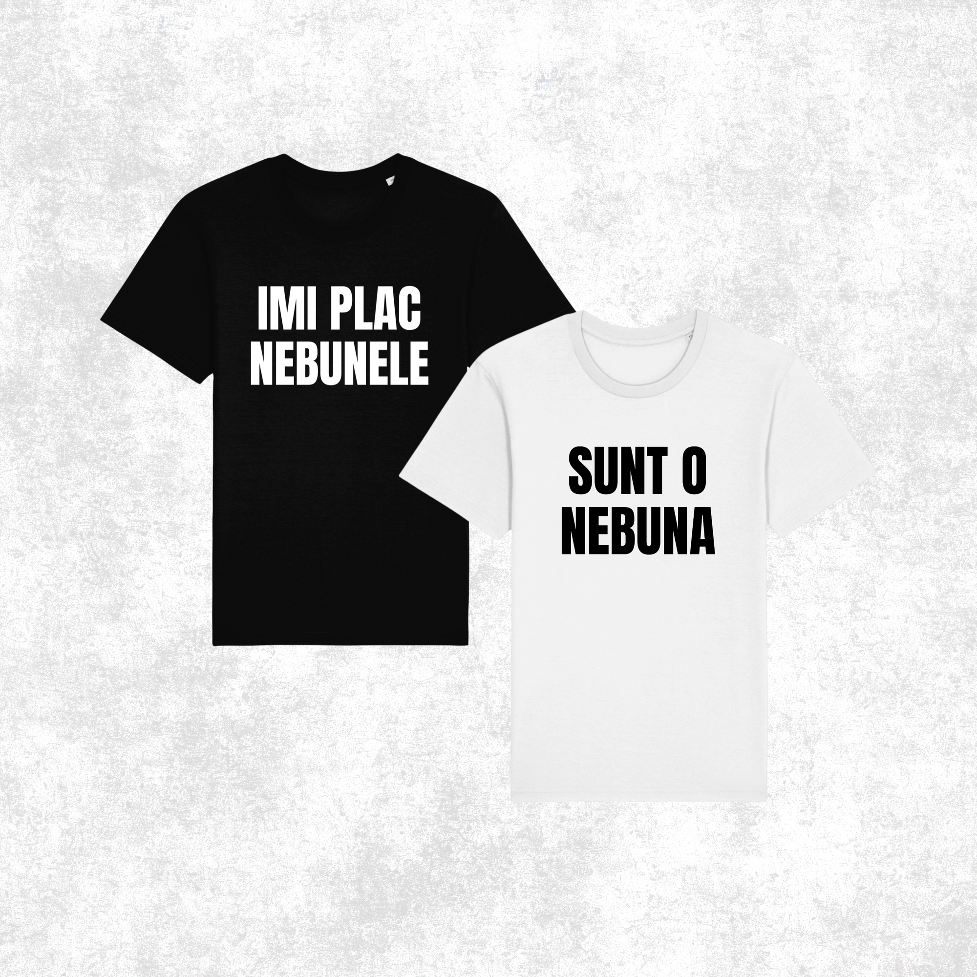 Set 2 tricouri "Imi plac nebunele"