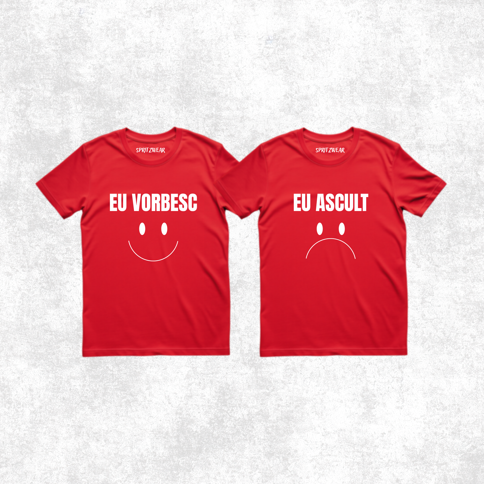 Set 2 Tricouri "Eu vorbesc"