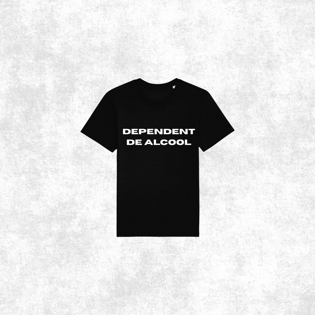 Set 2 tricouri "Dependent de alcool"